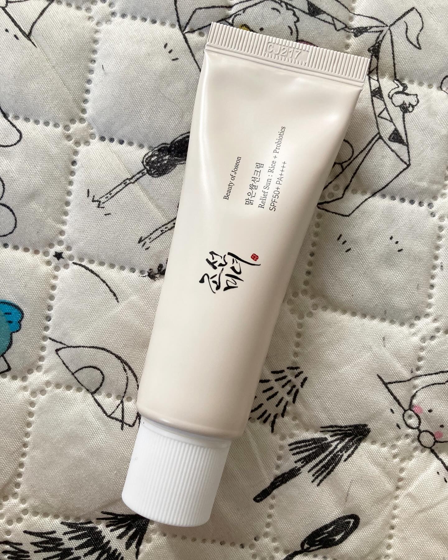 リリーフサンライス + プロバイオティクス/Beauty of Joseon/日焼け止めクリームを使ったクチコミ（2枚目）