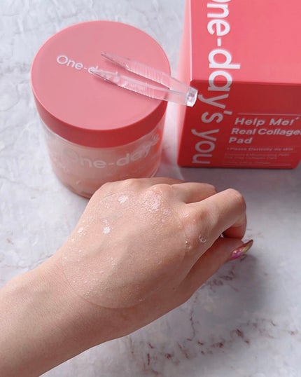 ヘルプミー! リアルコラーゲンパッド/One-day's you/トナーパッドを使ったクチコミ(5枚目)