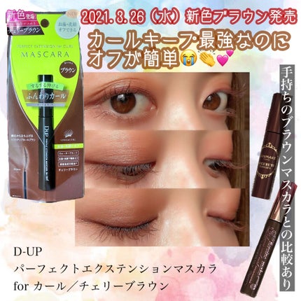 パーフェクトエクステンション マスカラ for カール/D-UP/マスカラを使ったクチコミ(1枚目)
