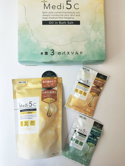 薬用オイルinバスソルト ビタミンC誘導体 /Medi5C/ボディグッズを使ったクチコミ(1枚目)