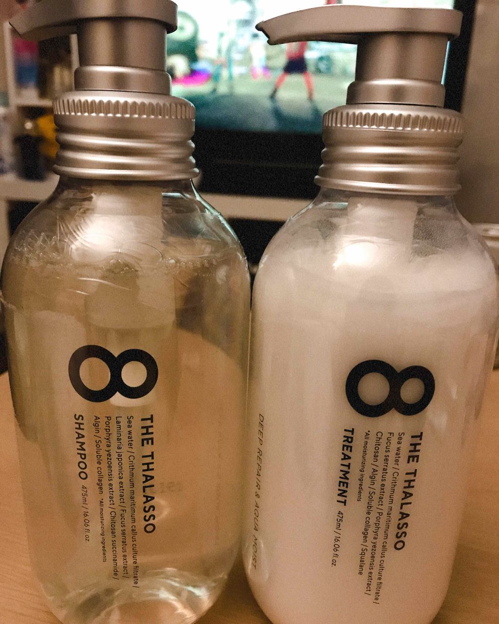 [旧商品]クレンジングリペア＆モイスト 美容液シャンプー／ディープリペア＆アクアモイスト 美容液トリートメント/エイトザタラソ/市販シャンプーを使ったクチコミ（1枚目）