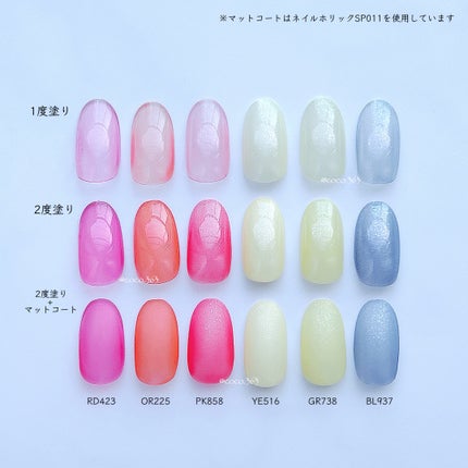 ネイルホリック Aurora Glitter/ネイルホリック/マニキュアを使ったクチコミ(2枚目)