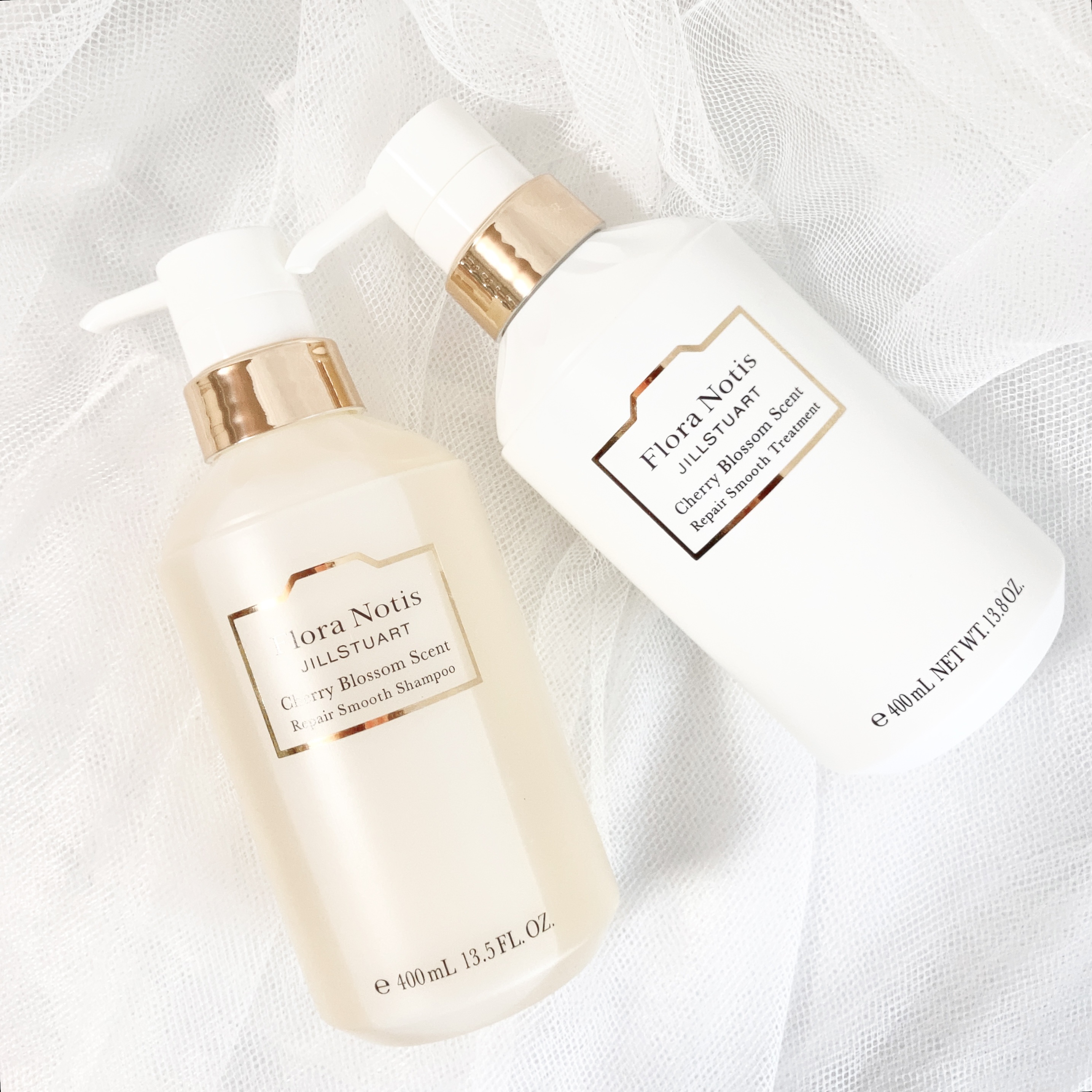 チェリーブロッサム リペアスムースシャンプー / リペアスムーストリートメント シャンプー本体/Flora Notis JILL STUART/市販シャンプーを使ったクチコミ（1枚目）