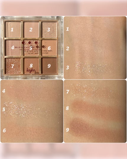 KEYBO FALL IN LOVE SHADOW PALETTE/keybo/アイシャドウパレットを使ったクチコミ(5枚目)