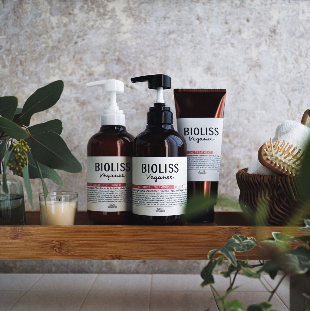 ボタニカル シャンプー/ヘアコンディショナー(モイスト)/ビオリス ヴィーガニー/市販シャンプーを使ったクチコミ(1枚目)