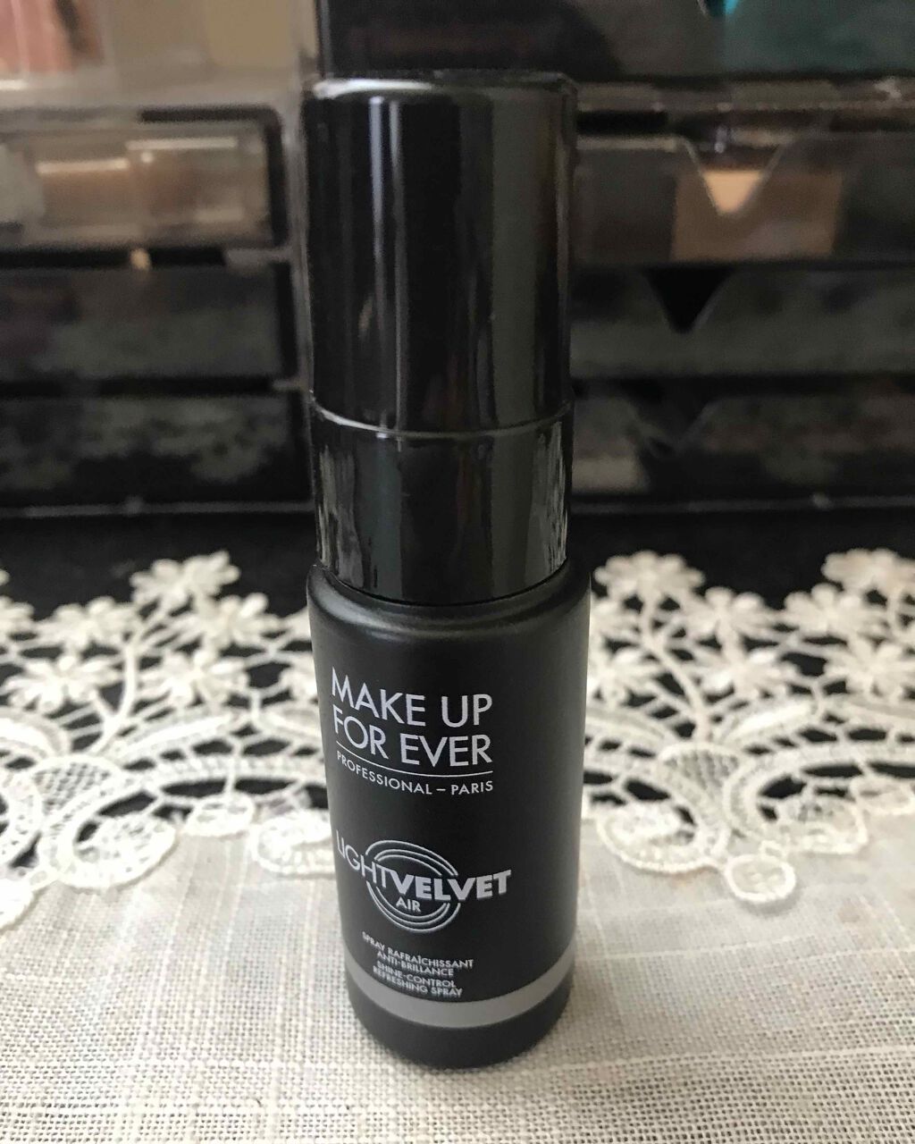 ライトベルベットエア トラベルサイズ 30ml(限定)/MAKE UP FOR EVER/ミスト状化粧水を使ったクチコミ（1枚目）