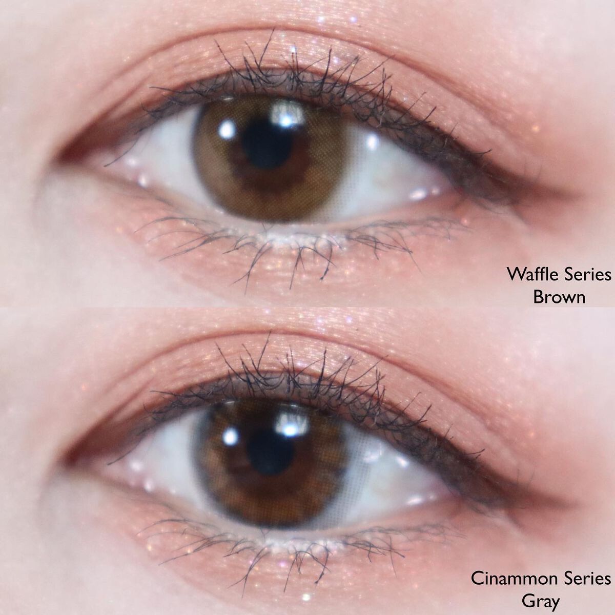 JILL Sanctuary waffle/グラムレンズ/カラーコンタクトレンズを使ったクチコミ(5枚目)