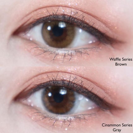 JILL Sanctuary waffle/グラムレンズ/カラーコンタクトレンズを使ったクチコミ(5枚目)