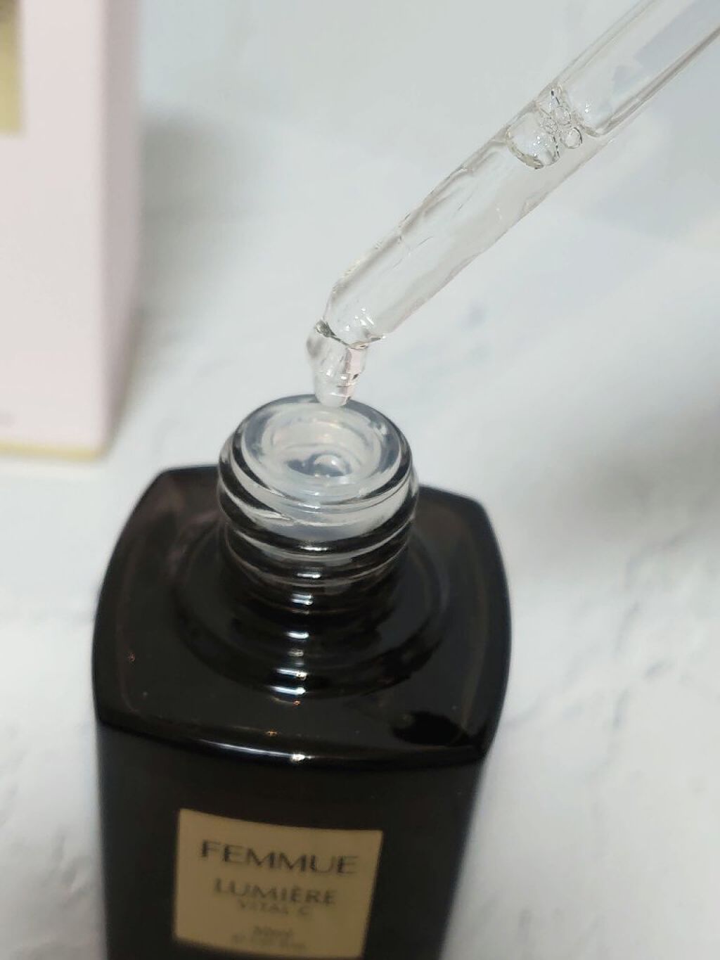 ルミエール ヴァイタルC/FEMMUE/ブースター・導入液を使ったクチコミ（3枚目）