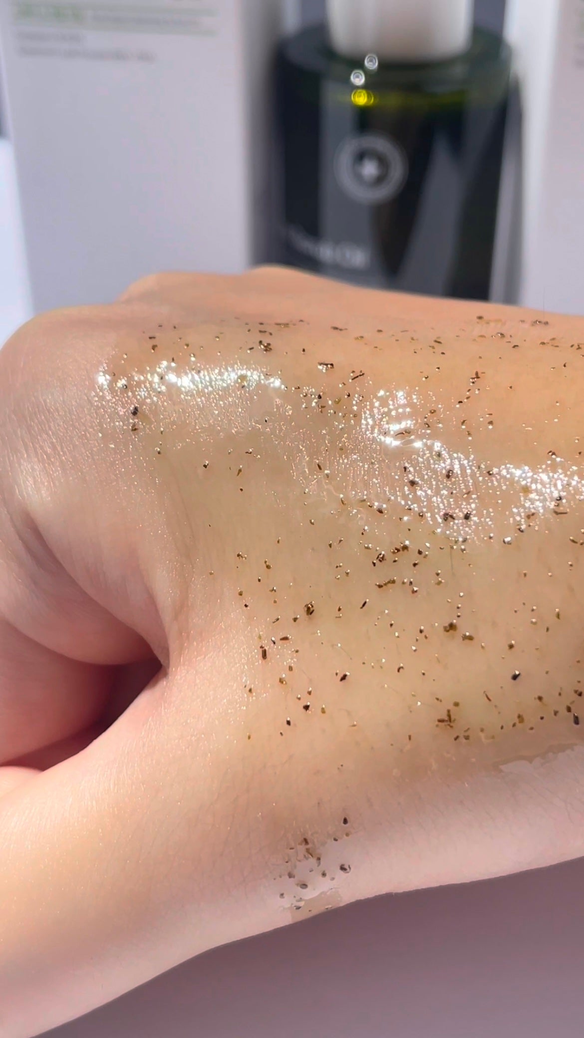 しぃ on LIPS 「_韓国で大人気商品スペアスクラブオイルを紹介させて頂きます💁🏼..」(6枚目)