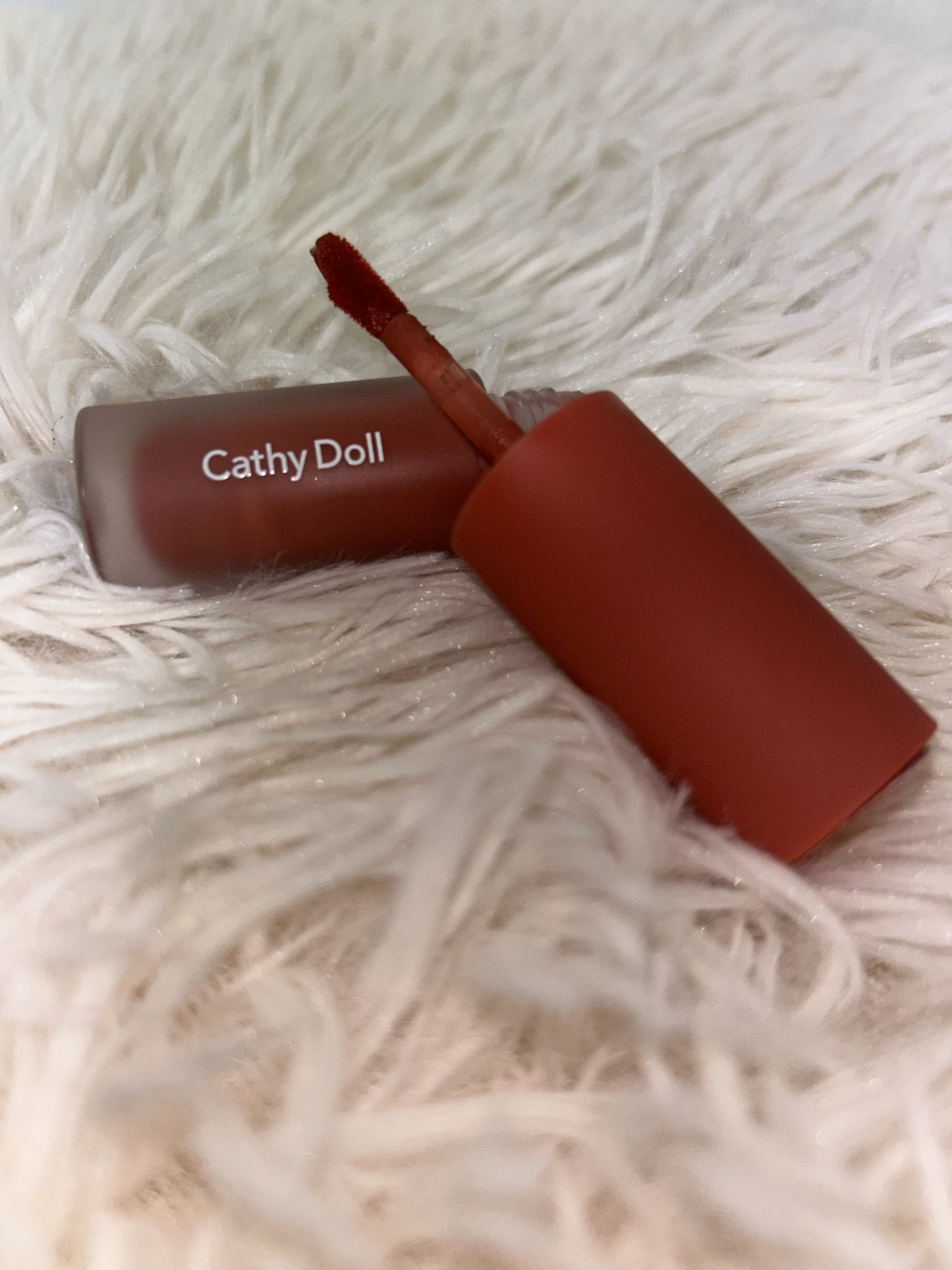 リップアンドチーク ヌードマットティント/CathyDoll/リップティントを使ったクチコミ（1枚目）