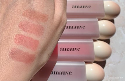 デューイドトムティント/amauve/リップティントを使ったクチコミ(4枚目)