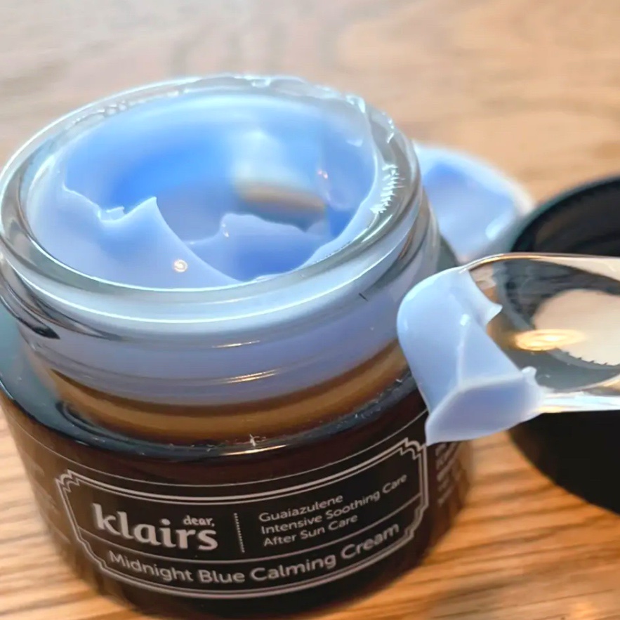 ミッドナイトブルーカーミングクリーム/Klairs/フェイスクリームを使ったクチコミ（2枚目）