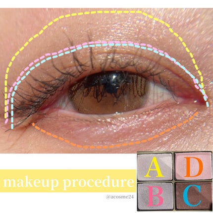 シャインフォールアイズ/LUNASOL/アイシャドウパレットを使ったクチコミ(2枚目)