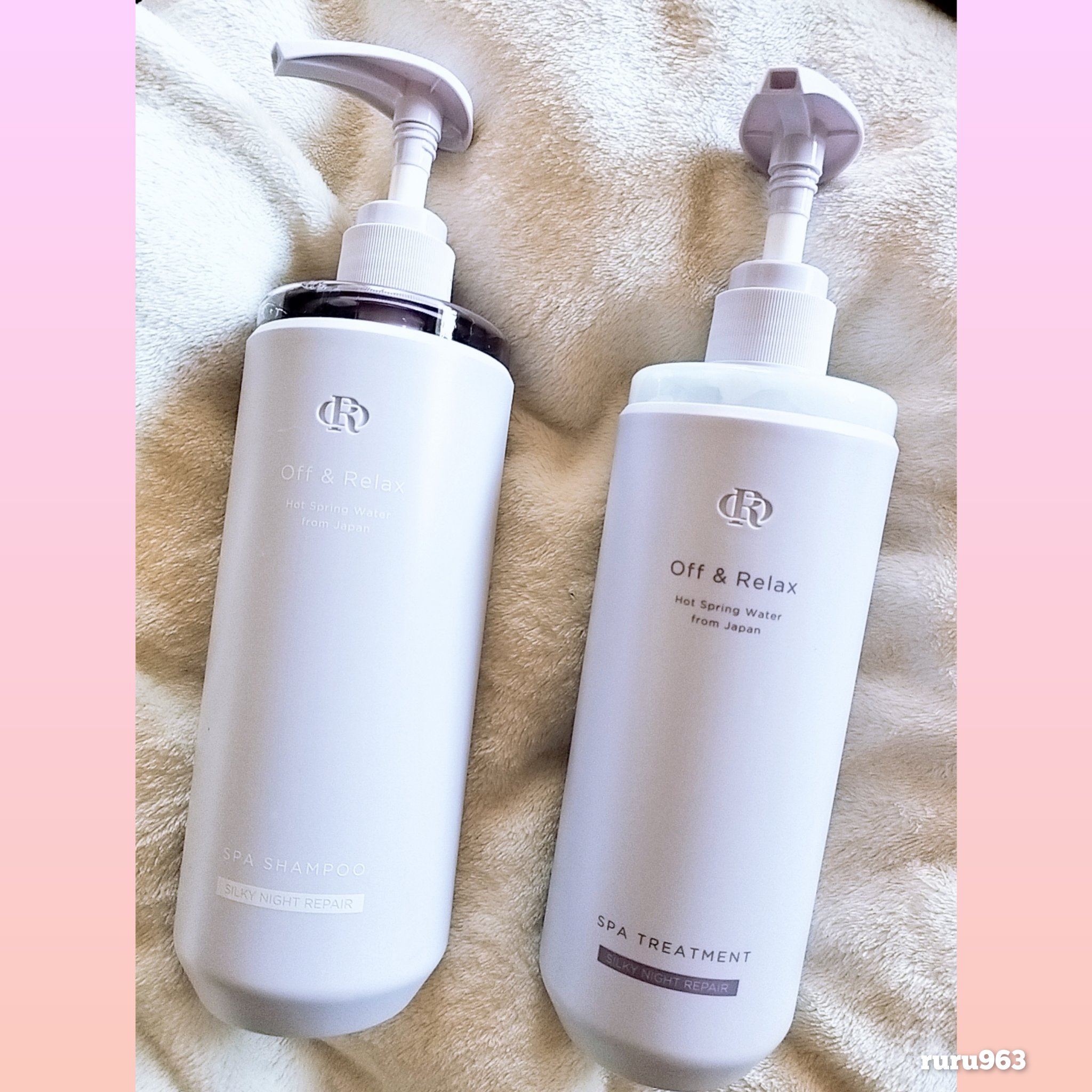 ＯＲ スパ・シャンプー／ヘアトリートメント シルキーナイトリペア/Off&Relax/市販シャンプーを使ったクチコミ（1枚目）