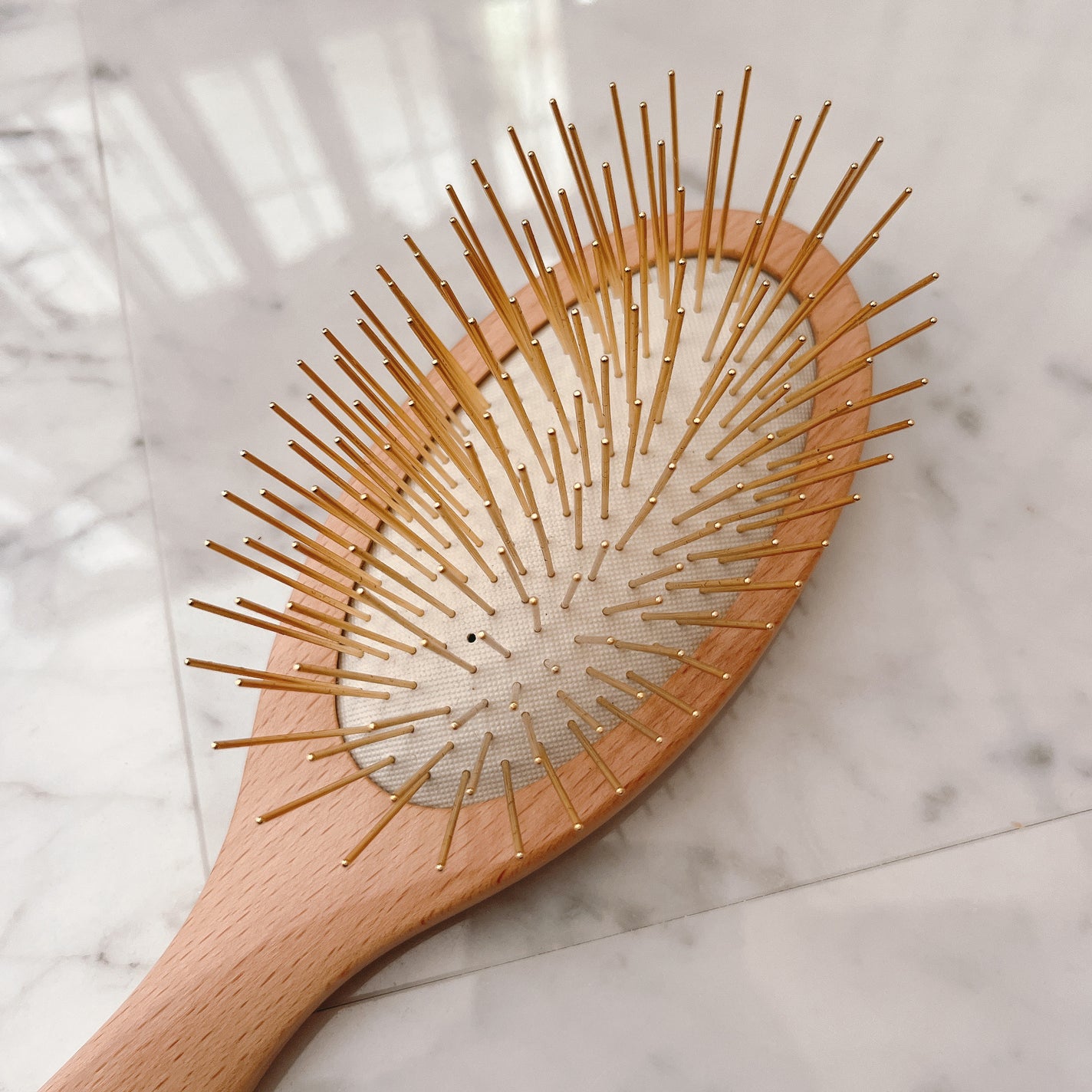 プレミアム FOXカッサ ウッド ヘアブラシ/SNOW FOX SKINCARE/メイクブラシを使ったクチコミ(3枚目)