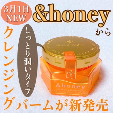 &honey クレンジングバーム モイスト/&honey/クレンジングバームを使ったクチコミ（1枚目）