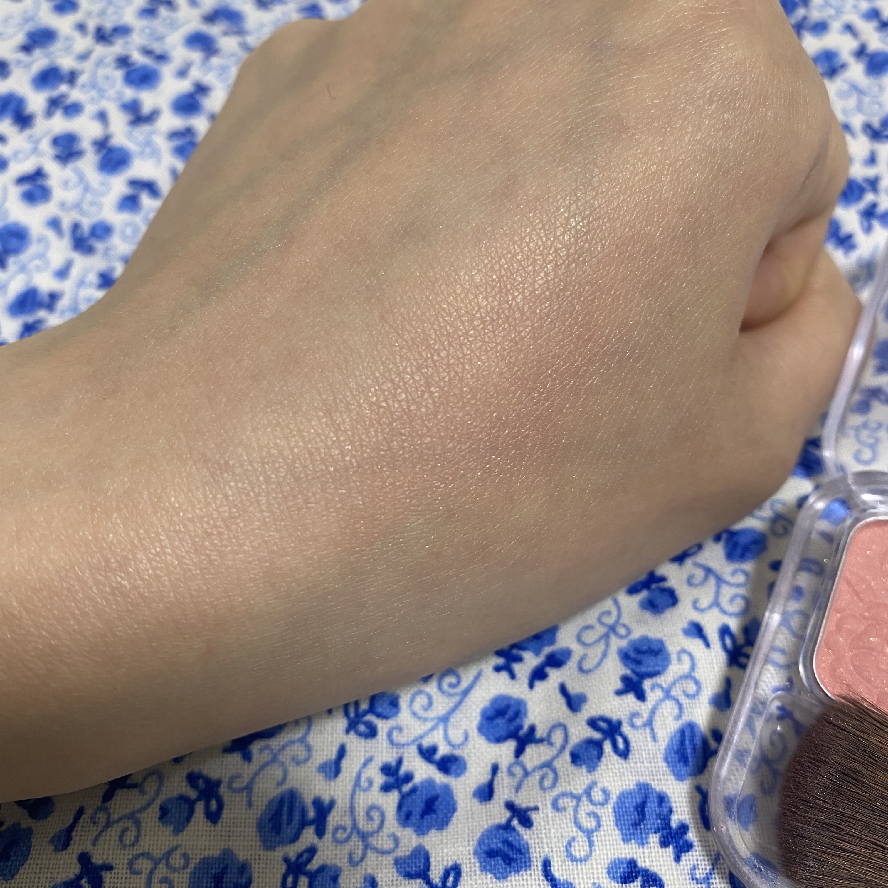 ナチュラル チークN 01 ピーチピンク/CEZANNE/パウダーチークを使ったクチコミ（2枚目）