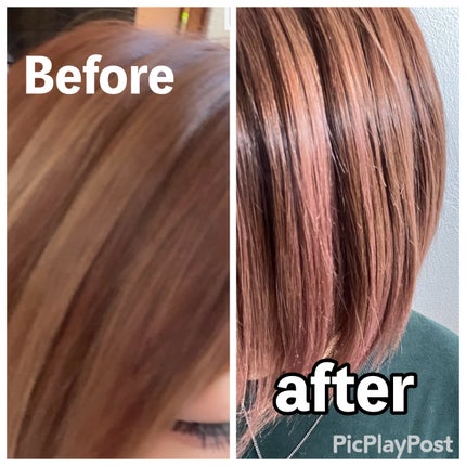 泡カラー/リーゼ/ヘアカラーを使ったクチコミ(3枚目)