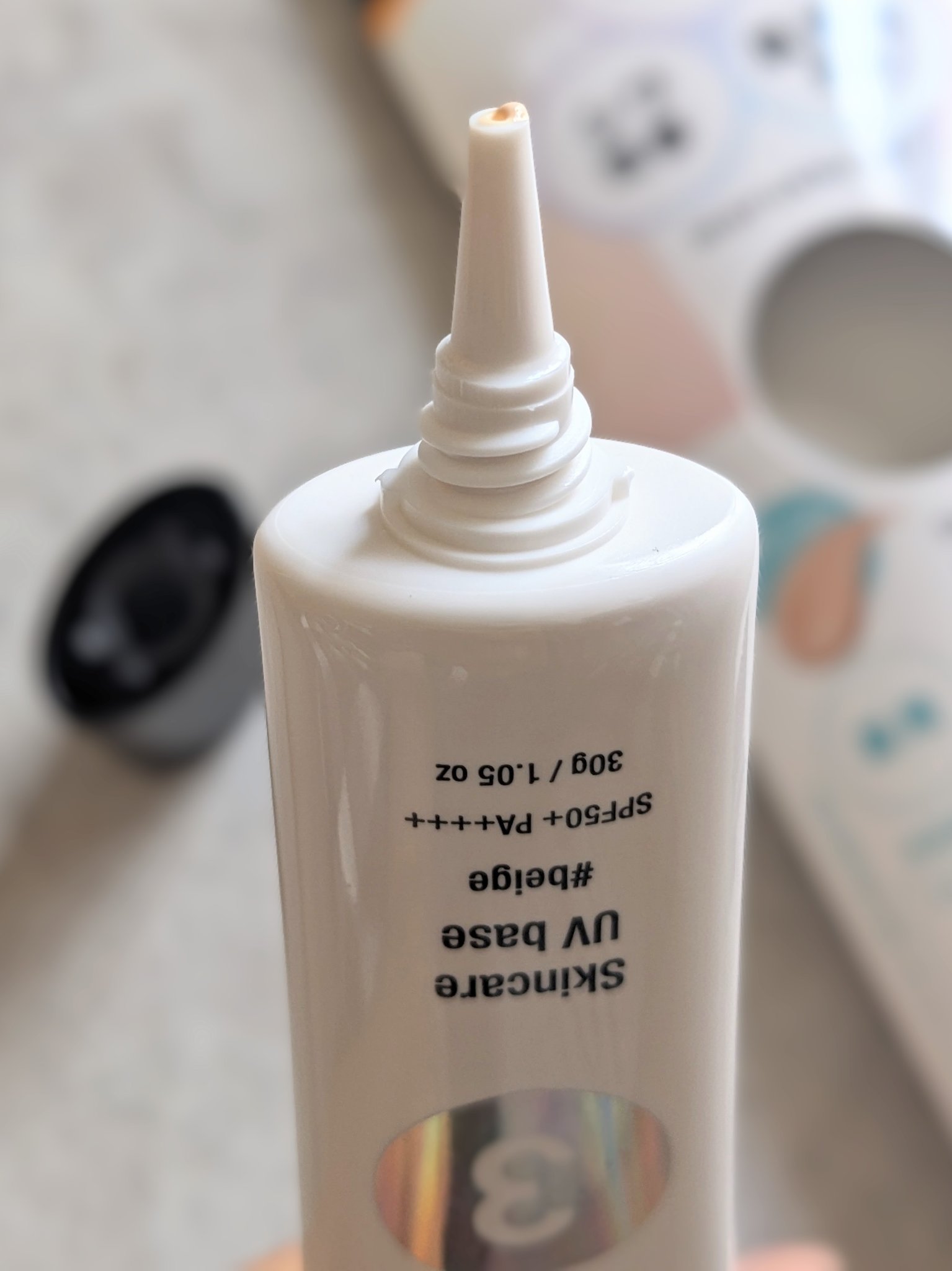 薬用スキンケアUVベース/maruthree/日焼け止め・UVケアを使ったクチコミ（2枚目）