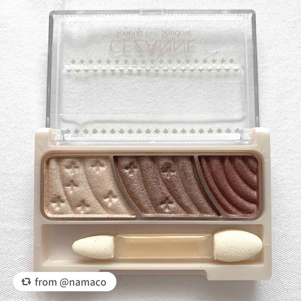 トーンアップアイシャドウ/CEZANNE/アイシャドウパレットを使ったクチコミ(4枚目)