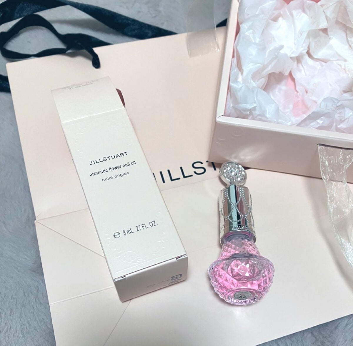 アロマティックフラワー ネイルオイル 01 pink essence/JILL STUART/ネイルオイル・トリートメントを使ったクチコミ(1枚目)
