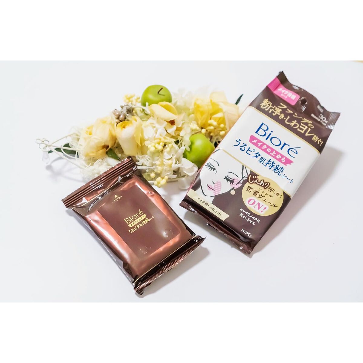 ビオレメイクの上からうるピタ肌持続シート/ビオレ/フェイスシートを使ったクチコミ(1枚目)