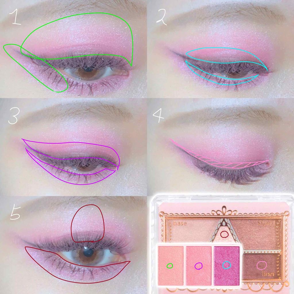 【旧品】パーフェクトスタイリストアイズ/キャンメイク/アイシャドウパレットを使ったクチコミ(2枚目)