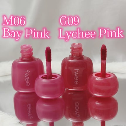 フィー ピンクオブセッションステイフィットティント/fwee/リップティントを使ったクチコミ(2枚目)