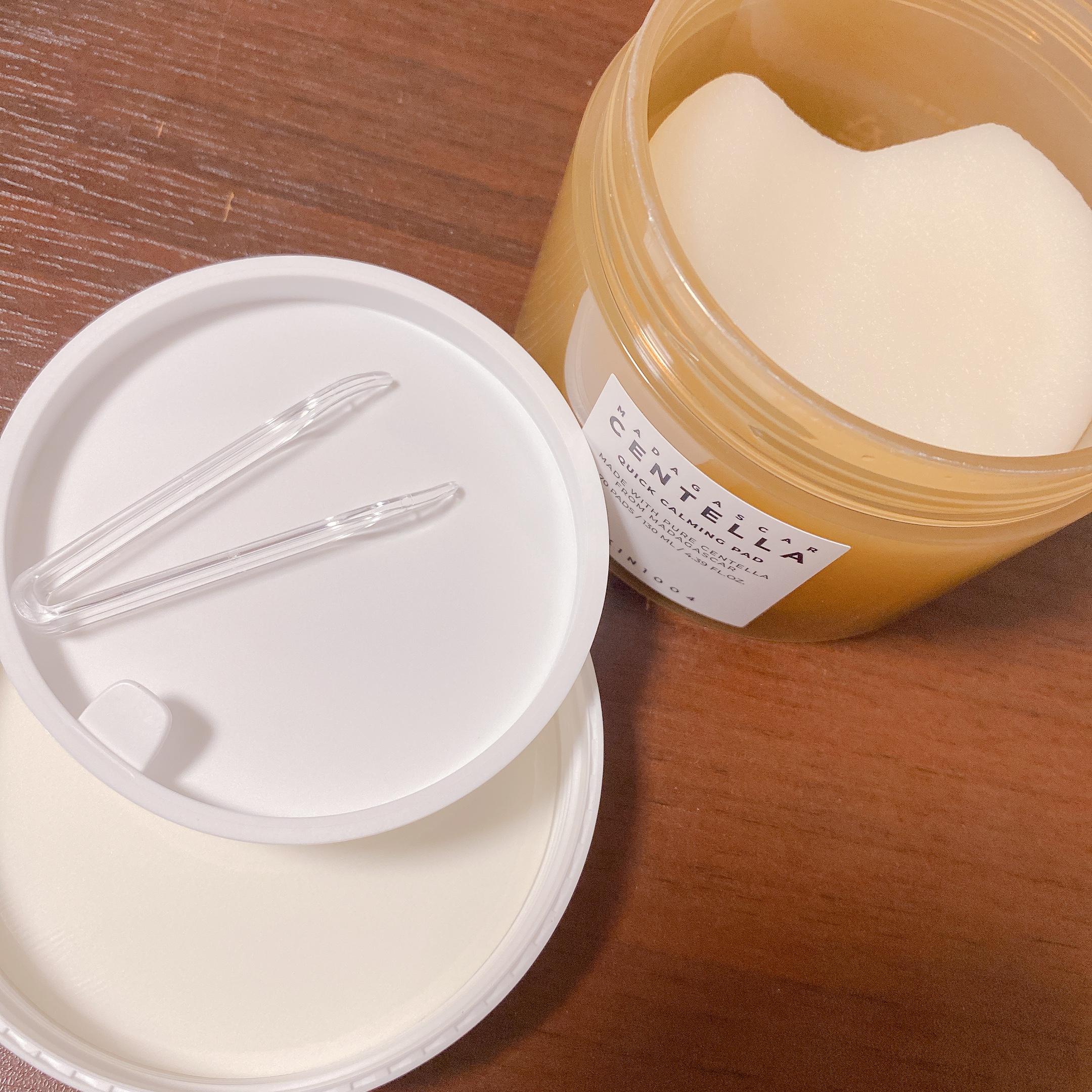 センテラ クイックカーミングパッド/SKIN1004/トナーパッドを使ったクチコミ（1枚目）