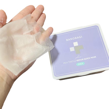 ミルクシスルリペアシカクイックマスクプラス/BANOBAGI/シートマスク・パックを使ったクチコミ(3枚目)