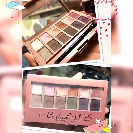 ヌードパレット ブラッシュド/MAYBELLINE NEW YORK/アイシャドウパレットを使ったクチコミ(1枚目)