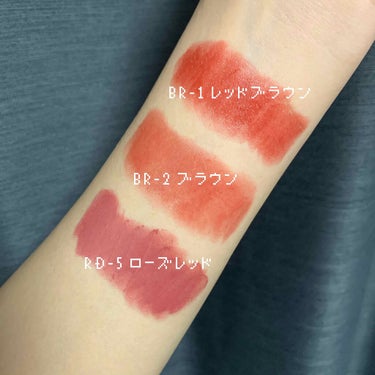 UR GLAM     MINI LIPSTICK レッドブラウン〈セミマット〉/U R GLAM/口紅を使ったクチコミ（2枚目）