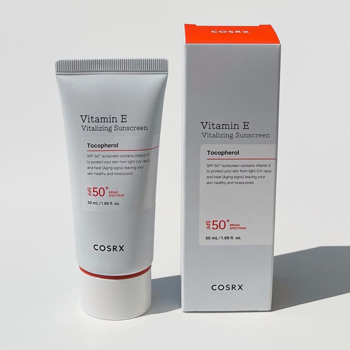 ビタミンEバイタライジングUVクリーム SFP50+/COSRX/日焼け止めクリームを使ったクチコミ(1枚目)