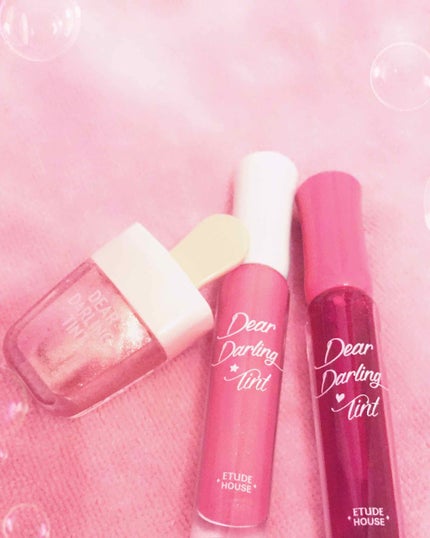 ディアダーリン ウォータージェルティント (アイスティント)/ETUDE/口紅を使ったクチコミ(1枚目)