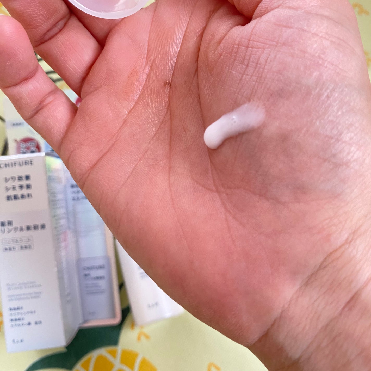 薬用 リンクル美容液/ちふれ/美容液を使ったクチコミ(5枚目)