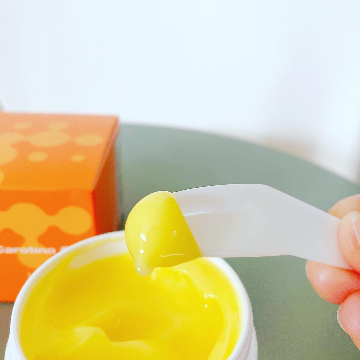 カロチーノジェル/セルキュレイト/フェイスクリームを使ったクチコミ（2枚目）