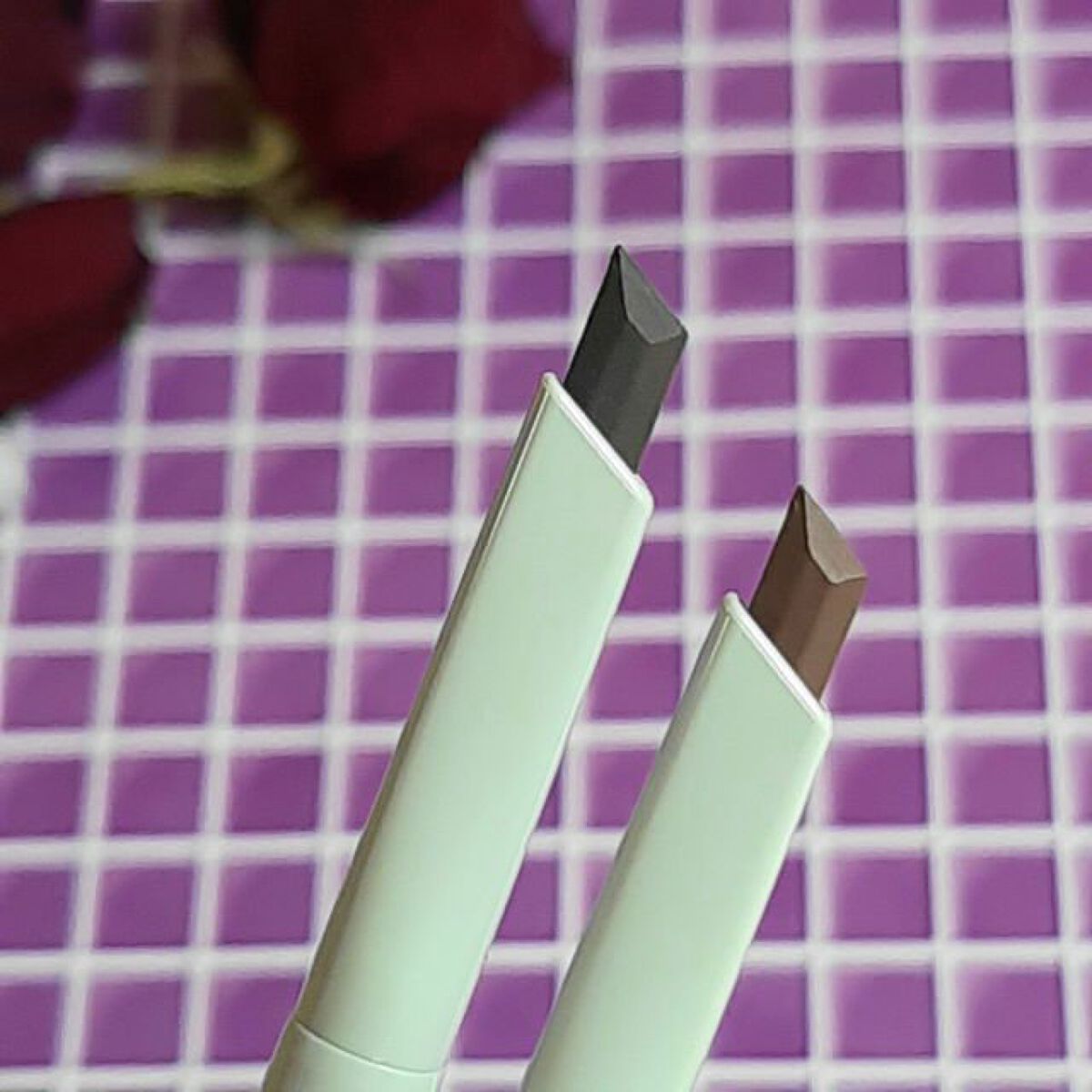 ビアード＆アイブロウ ペンシル ダークブラウン/マニフィーク/アイブロウペンシルを使ったクチコミ（2枚目）