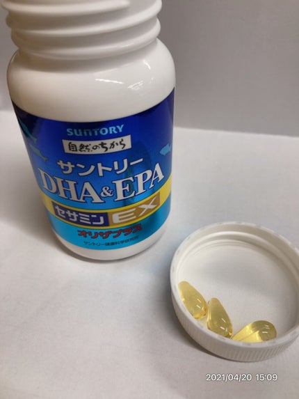 DHA&EPA+セサミンEX/サントリー自然のちから/健康サプリメントを使ったクチコミ(1枚目)