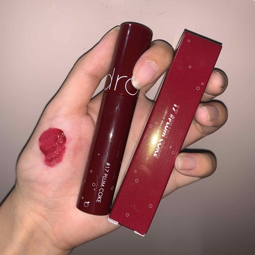 ジューシーラスティングティント/rom&nd/リップティントを使ったクチコミ（2枚目）