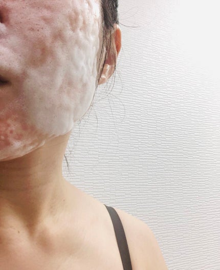 洗顔だけじゃない+パックもできる洗顔料 ホワイトプレミアム/ONE STONE TWO BIRDS/洗顔フォームを使ったクチコミ(3枚目)