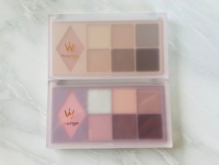 ウォンジョンヨ W デイリームードアップパレット /Wonjungyo/アイシャドウパレットを使ったクチコミ(5枚目)