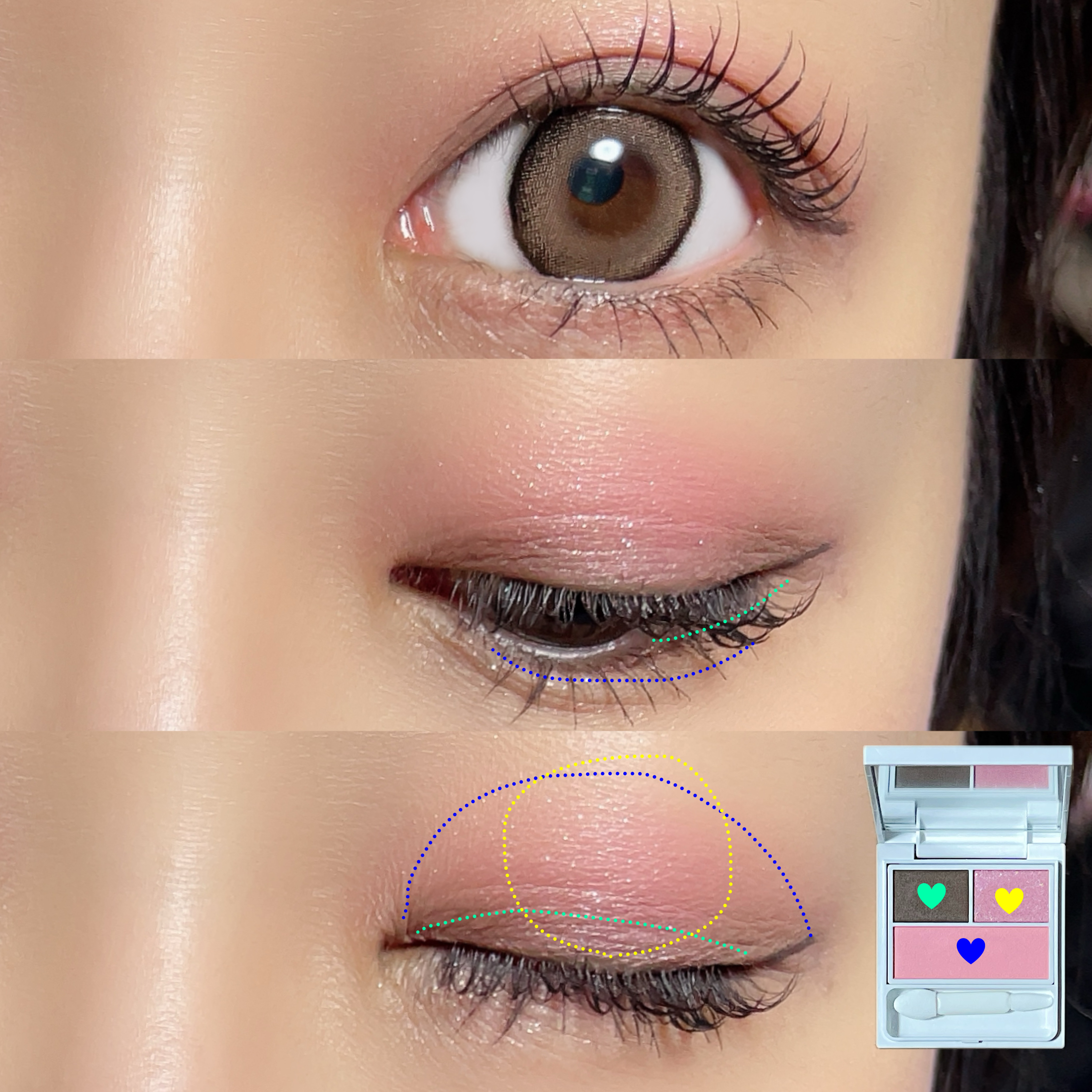 フェイスカラーパレットEX/チャコット・コスメティクス/アイシャドウパレットを使ったクチコミ（2枚目）