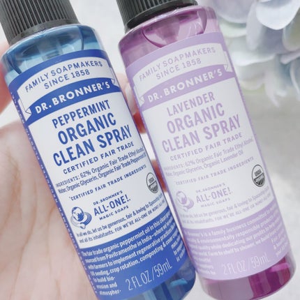 オーガニッククリーンスプレー   ラベンダー/Dr. Bronner's Magic Soaps(海外)/その他を使ったクチコミ(8枚目)