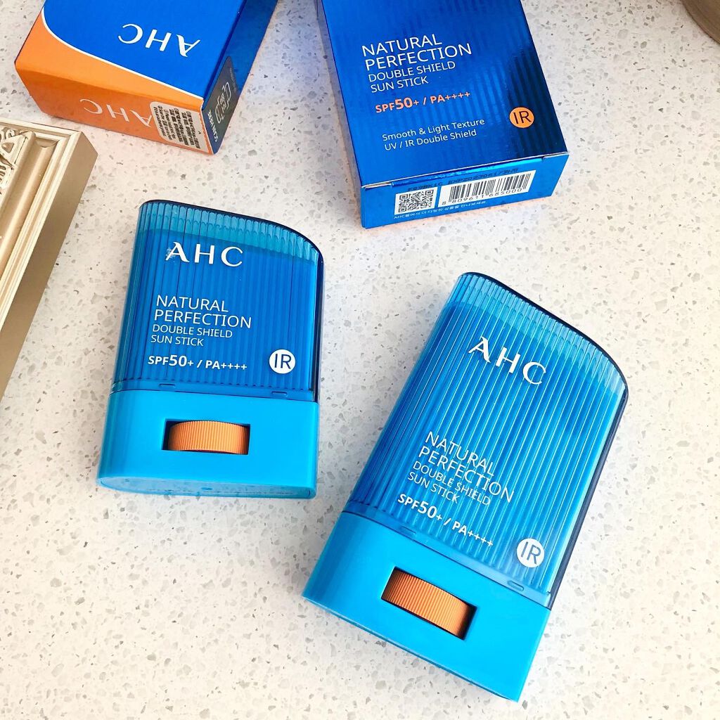 ナチュラルパーフェクションフレッシュサンスティック/AHC/日焼け止めスティックを使ったクチコミ(1枚目)