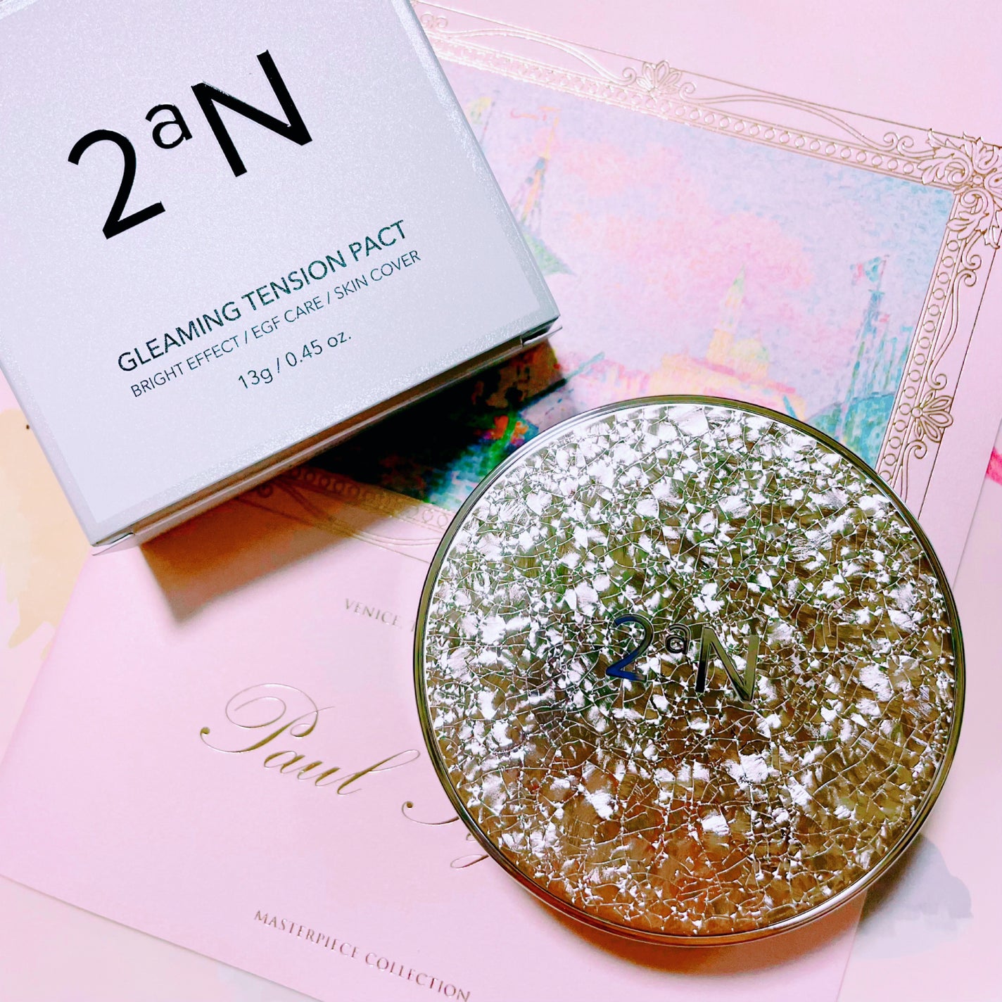 グリーミングテンションパクト/2aN/クリーム・エマルジョンファンデーションを使ったクチコミ(1枚目)