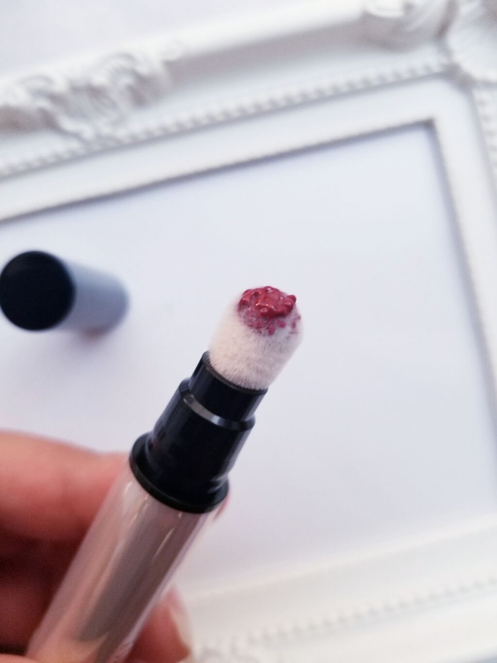 ジューシー クッション ルージュ/ESPRIQUE/口紅を使ったクチコミ(4枚目)