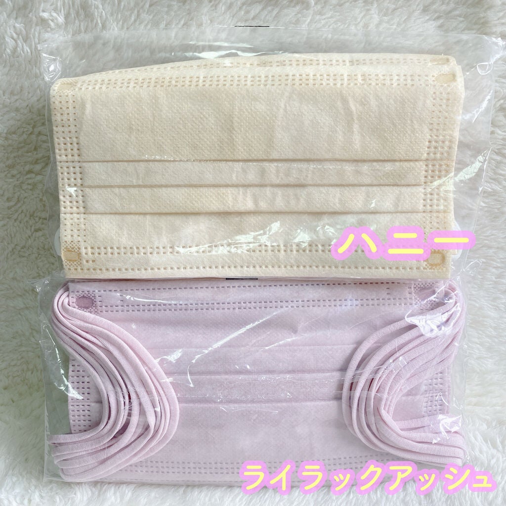 三層防護プリーツマスク/Qoo10/マスクを使ったクチコミ(3枚目)