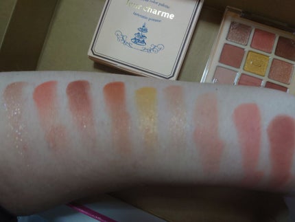 マテリアルカラーパレット/leur charme/アイシャドウパレットを使ったクチコミ(3枚目)