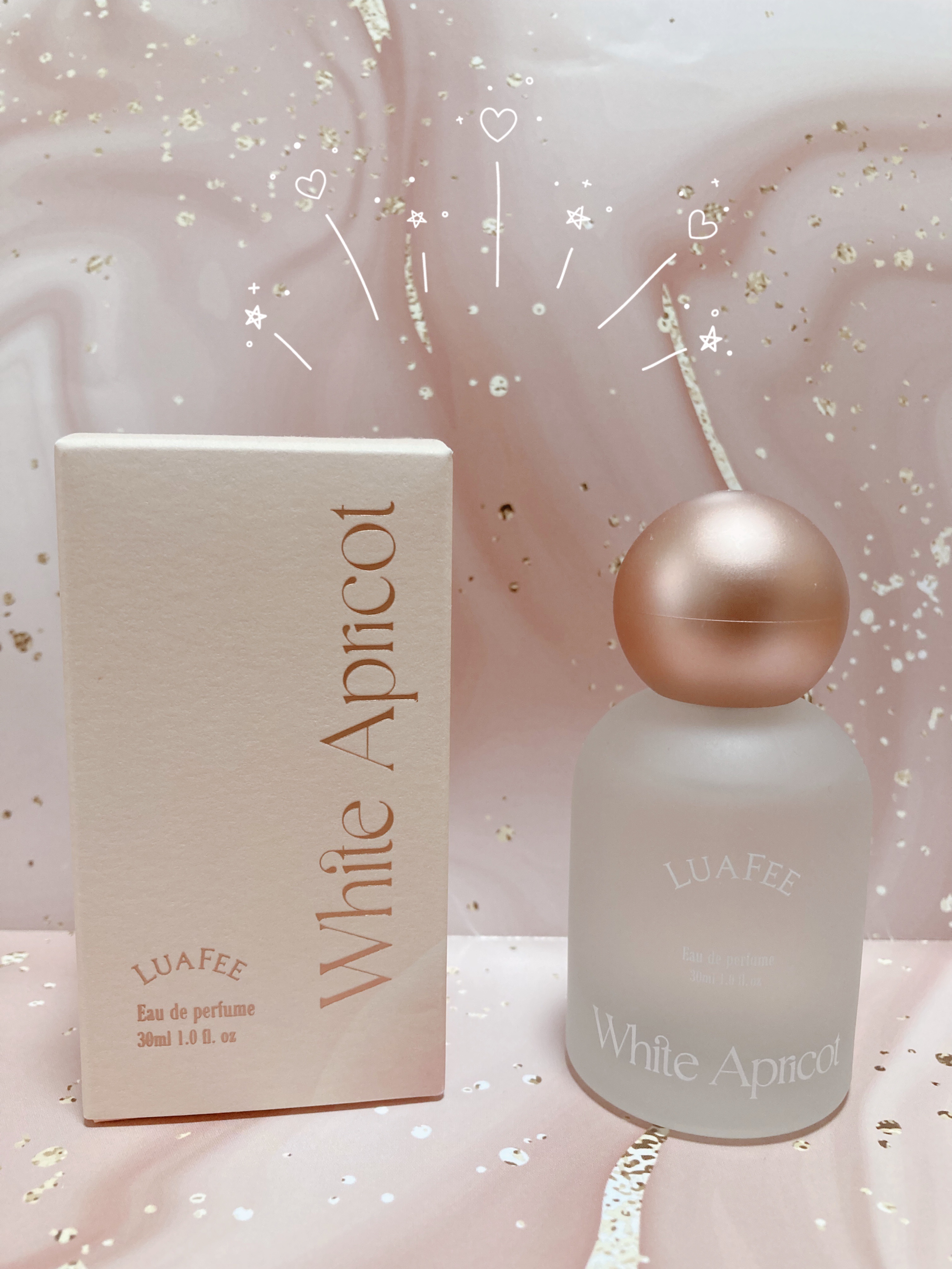 パフュームハンドクリームホワイトアプリコット/LUAFEE/ハンドクリームを使ったクチコミ（1枚目）